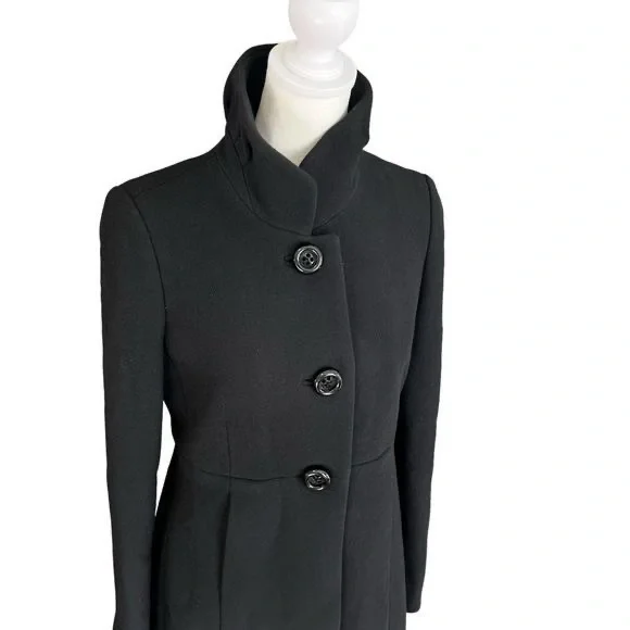 J Crew Double Cloth Wool Lady Day Pea Coat Size 2 - Picture 2 of 6
